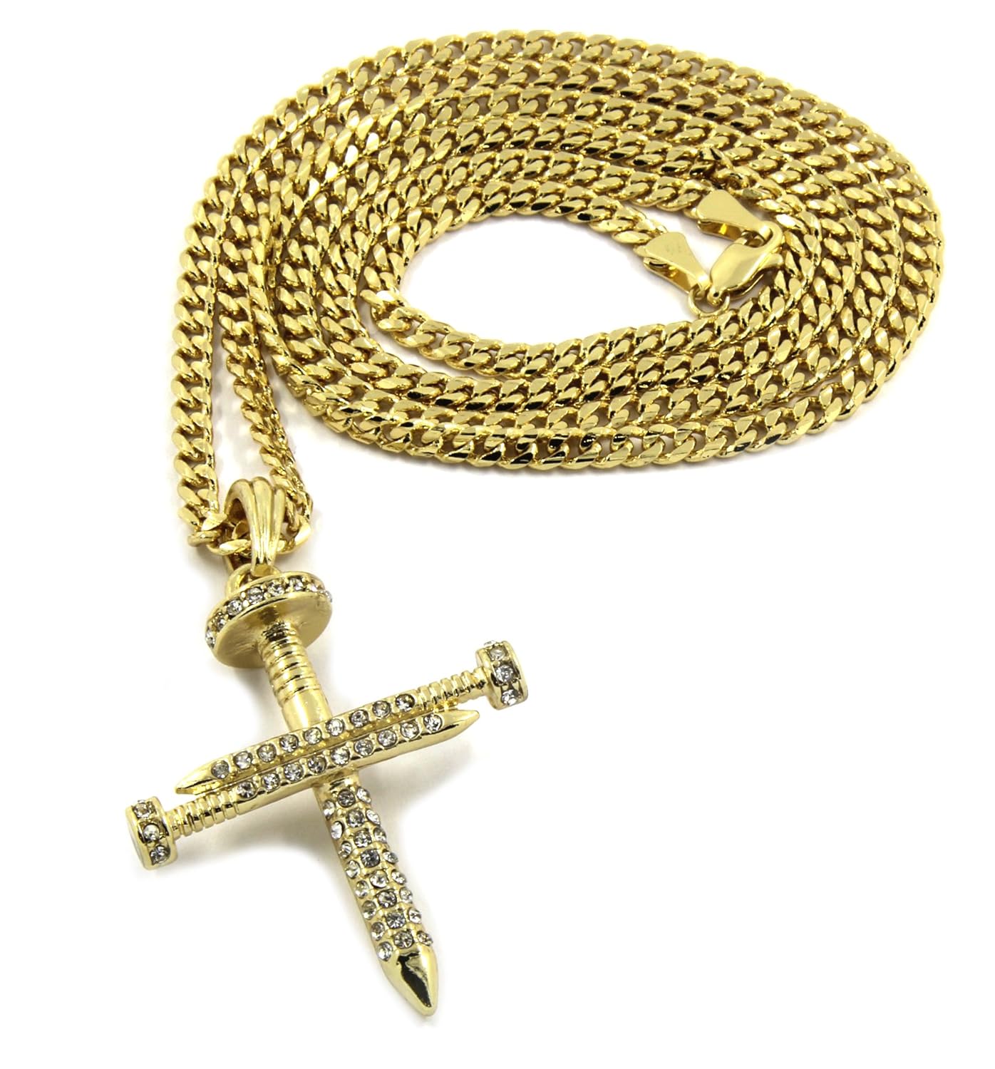 Gold Nail Cross