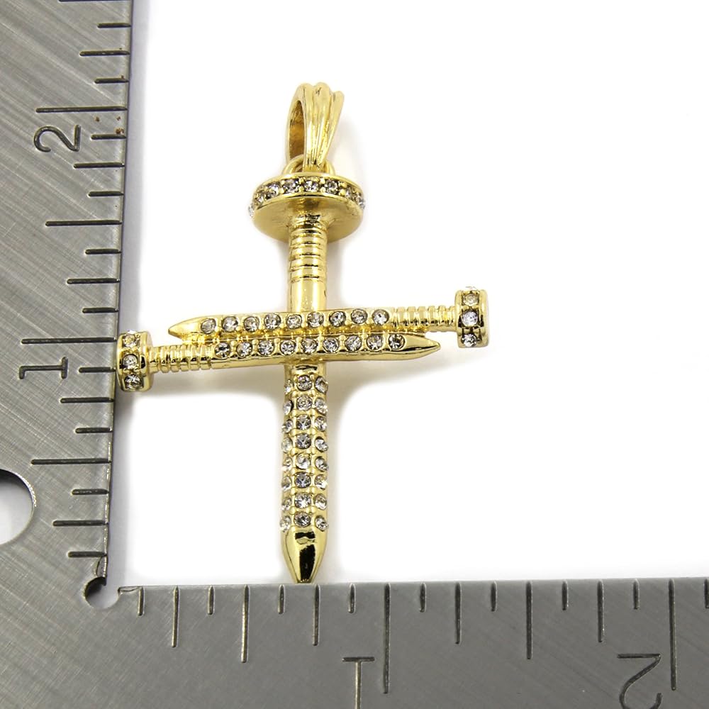 Gold Nail Cross